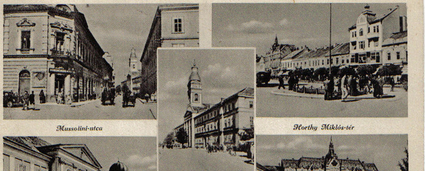 Postcard with new street names